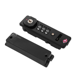 S072#拉杆箱行李箱密码锁配件铝框箱旅行箱锁配件XFGTSA007海关锁