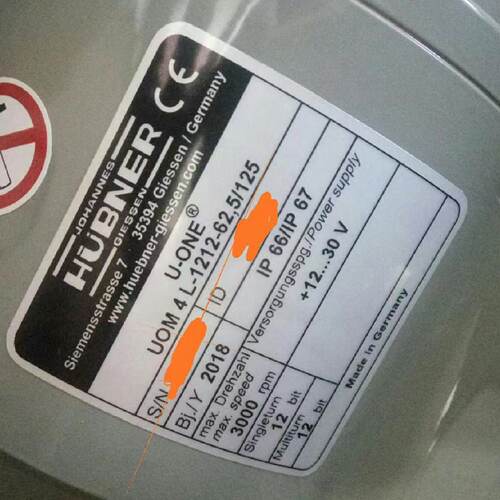 议价HUBNER 霍伯纳U-ONE UOM 4L-1212-62.5/125编码器 IP66/IP67