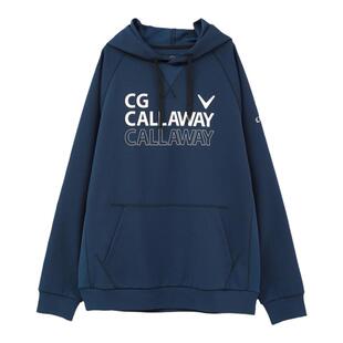 日本正品代购24春夏卡拉威Callaway高尔夫服装男士透气长袖连帽衫