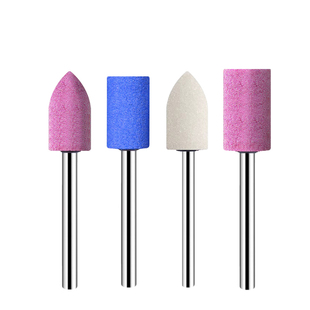 火石仔打磨头3mm砂轮磨头金属模具电磨气动抛光除锈金刚石小沙轮