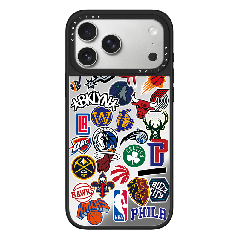 篮球NBA湖人勇士篮网球队标志适用于苹果17ProMax手机壳iPhone16ProMax磁吸12 13 14 15Pro/plus防摔保护壳套