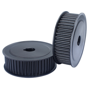 同步带轮5M-50齿1:2:4速比套装传动工业皮带轮碳钢铝现货同步轮