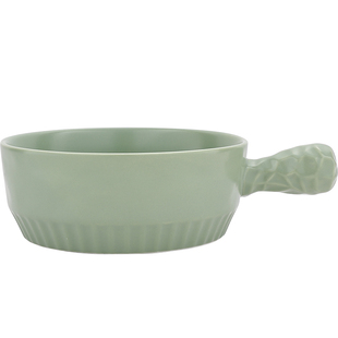 陶瓷碗个人专用高颜值带手柄焦糖布丁烤碗焗烤碗耐高温网红水果碗