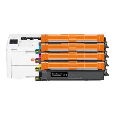 申色适用联想MC2600DNW粉盒LC2600DNW激光打印机硒鼓彩色LT2600K/C/M /Y墨粉碳粉CS2610DNW墨盒碳粉盒易加粉