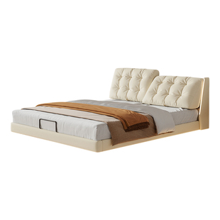 红晟云朵悬浮床主卧高端大气2米x2米2大床轻奢高级感软包双人婚床