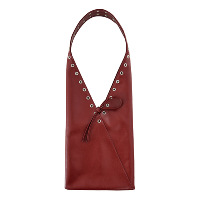 DirtySix trotro三角包 蒸汽波朋克 原创 牛皮单肩包