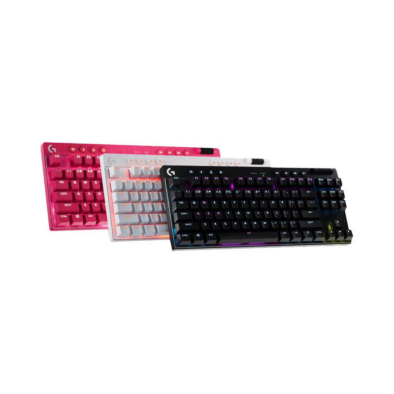 罗技GPRO X TKL无线蓝牙机械键盘RGB灯效87键三模电竞磁轴狗屁王