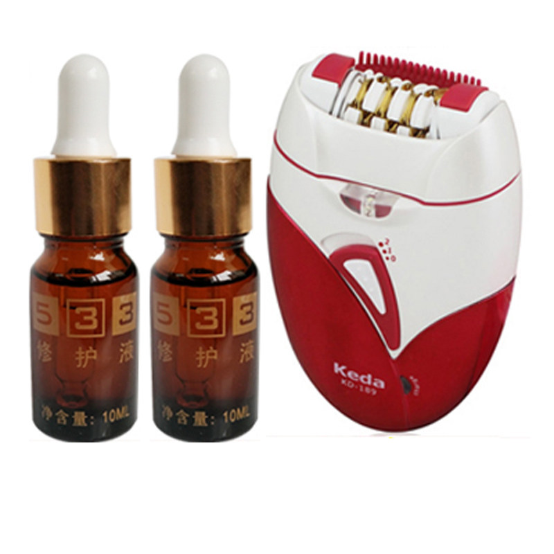 533抑毛液+男女士电动脱毛仪器非永久抑毛精华液膏脱腿毛腋下毛