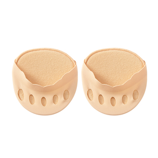 半掌船袜女夏季薄款五指隐形带棉垫袜底前脚掌防滑瑜伽高跟鞋袜子