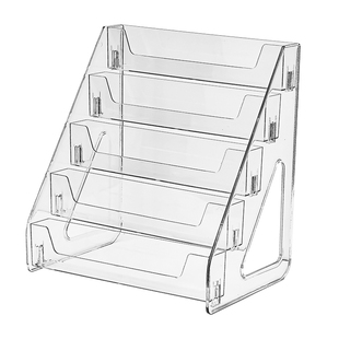 卡片展示架阶梯式透明桌面奥特曼小马宝莉卡牌摆放架亚克力卡位盒