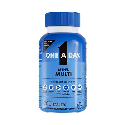拜耳oneaday男士复合维生素200粒多维补充维C番茄红素补锌*3