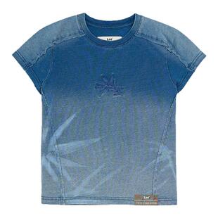 Lee x Feng Chen Wang[联名系列] 女士竹纹印花短袖T恤 银泰百货