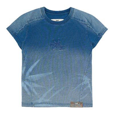 Lee x Feng Chen Wang[联名系列] 女士竹纹印花短袖T恤 银泰百货