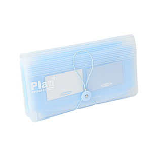 Planwith风琴包大容量风琴文件夹初中生专用桌面可立式风琴收纳册票据夹手账贴纸卡册25层透明插页试卷收纳袋