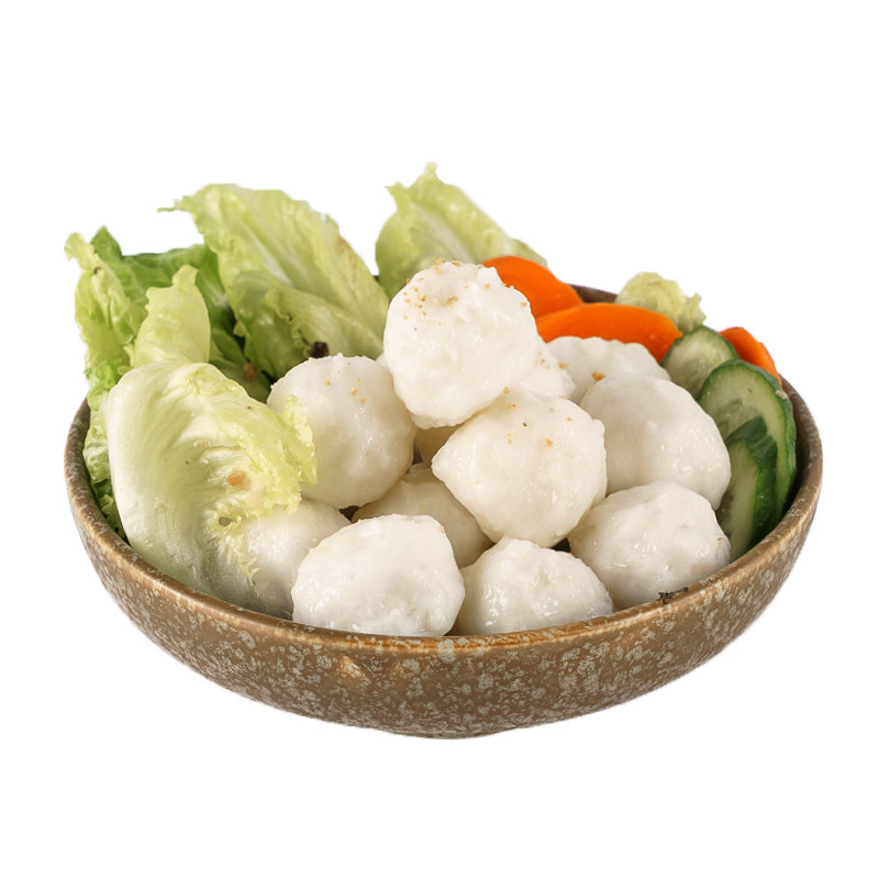 潮汕手工墨鱼丸实心鱼丸500g