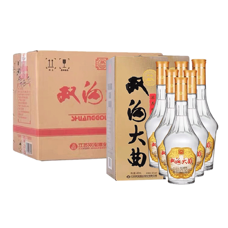 双沟专卖店双沟大曲名玻纯粮46度