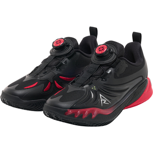 准者里弗斯AR3儿童篮球鞋烈火低帮运动鞋防滑缓震球鞋旋钮扣童鞋