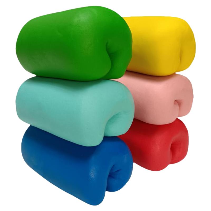 京艺坊儿童面塑泥7色套装捏泥人面塑面团材料包小学专用面人泥