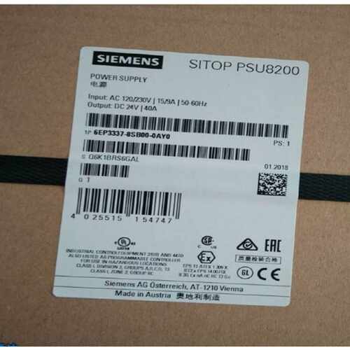 议价6EP3337-8SB00-0AY0西门子SITOP PSU8200电源6EP3337-8SBOO-O