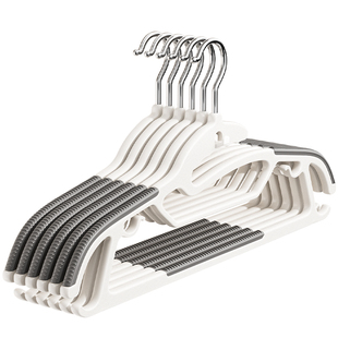 衣架家用挂衣无痕防滑肩角衣服挂架晾晒衣挂不起包衣撑子加粗加厚