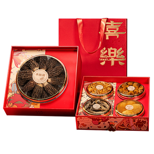 羊肚菌礼盒姬松茸猴头菇石斛西洋参虫草花陈皮银耳山珍特产礼盒装