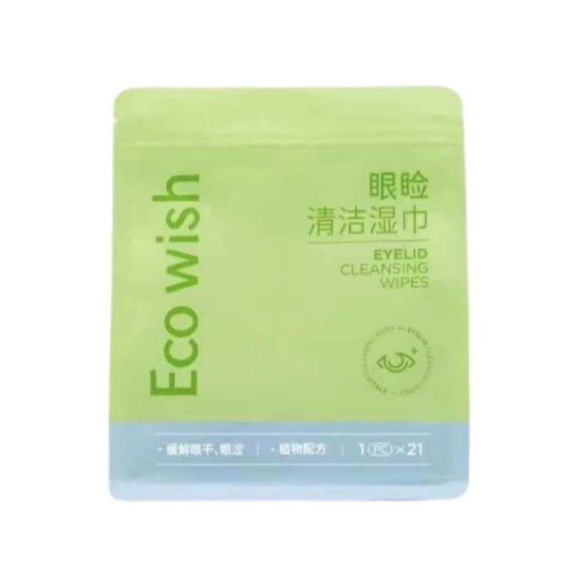 ecowish眼脸清洁湿缓解眼干眼