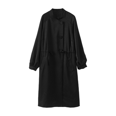 美丽客栈插肩袖高级感风衣外套