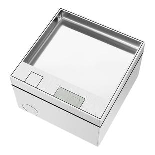 特瑞克斯地插座隐形嵌入式纯平超薄不锈钢防水瓷砖大理石隐形地插