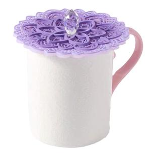 出口日本Francfranc马克杯盖子硅胶水杯盖简约时尚细花纹FORMA