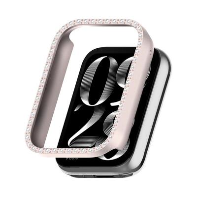 适用小米手环9Pro10pro保护壳半包仿钻保护套智能运动8pro保护套半包壳防摔表壳外壳一体壳女款高级配件