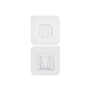 多功能免打孔子母扣字母卡扣强力贴粘贴式挂钩固定器无痕透明暗扣