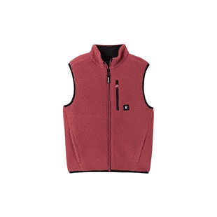 芬兰reima秋冬款男女儿童中童保暖抓绒舒适休闲立领针织开衫马甲