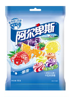 阿尔卑斯奶香巧克力味硬糖150g