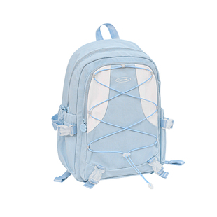 Planwith书包初中女生双肩包大学生高中生背包大容量2026年新款旅游轻便高颜值ins小众高级感电脑包多功能