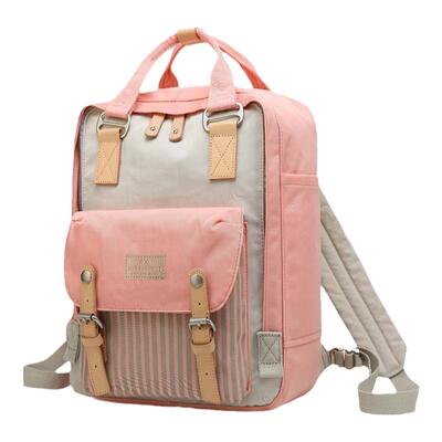 甜甜圈双肩包学生背包尼龙