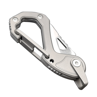 钛合金钥匙扣加厚结实耐用折叠小刀拆快递神器多功能工具2026新款