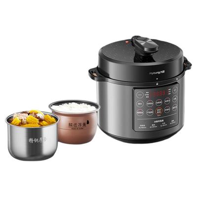 九阳0涂层电压力锅6L大容量