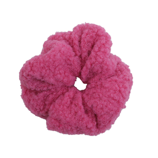 韩系彩色毛绒大肠发圈儿童侧边刘海夹发夹气质百搭女童发饰bb夹