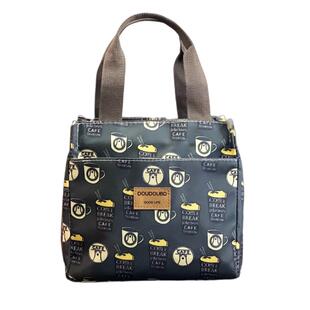 日式防水防油铝箔保温便当包上班手提午餐包学生卡通饭盒包妈咪包