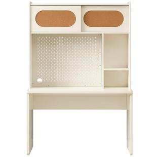 全友家居书架一体儿童书桌现代简约青少年学习桌子椅子组合家具