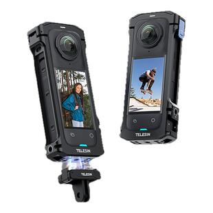 泰迅适用影石insta360 X4兔笼磁吸金属铝合金保护套壳防摔壳拓展边框全景运动相机影石360 X4配件