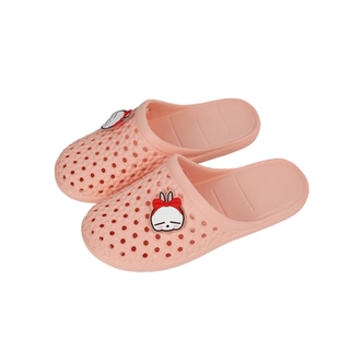 流氓兔凉拖鞋女网凉夏季居家户外轻便柔软浴室防滑卡通可爱包头托