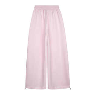 期望Studio秋冬松弛感粉色卫裤女休闲慵懒宽松裤子百搭阔腿拖地裤