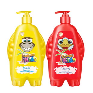 日本进口德露宝儿童沐浴露洗发水二合一婴幼儿洗护洗头洗澡樱桃味