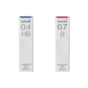 【不易断芯】日本uni三菱铅笔UL-S防蹭脏铅芯Smudge Proof浓黑防污迹防脏污自动铅芯多规格不易断铅芯替芯