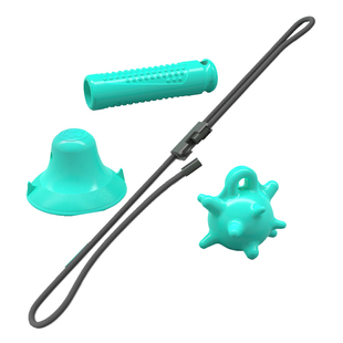 外贸吸盘狗玩具4种组合耐咬宠物球互动拉扯球解闷绳磨牙棒洁齿骨