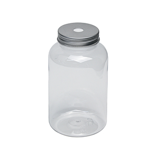 奶茶杯子一次性带盖透明PET塑料饮料瓶500ml商用网红外卖胖胖桶装