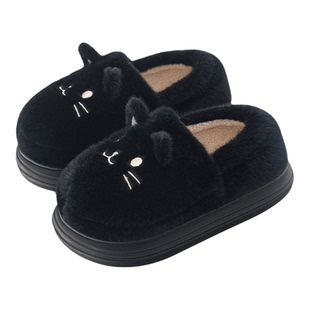 2025新款棉拖鞋女款秋冬季可爱毛绒拖鞋室内家居包跟棉鞋家用厚底