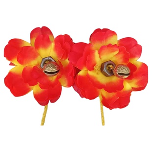 羌铃声声舞蹈道具羌族肩铃民族舞儿童跳舞表演出专用铃铛一对带绳