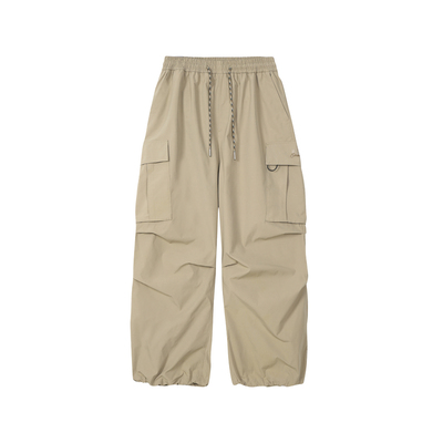 MEDM基础款伞兵裤美式复古多口袋工装裤男高街vibe休闲长裤子女